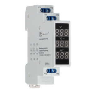Modular three-phase voltage meter SPMV\3 - Product picture